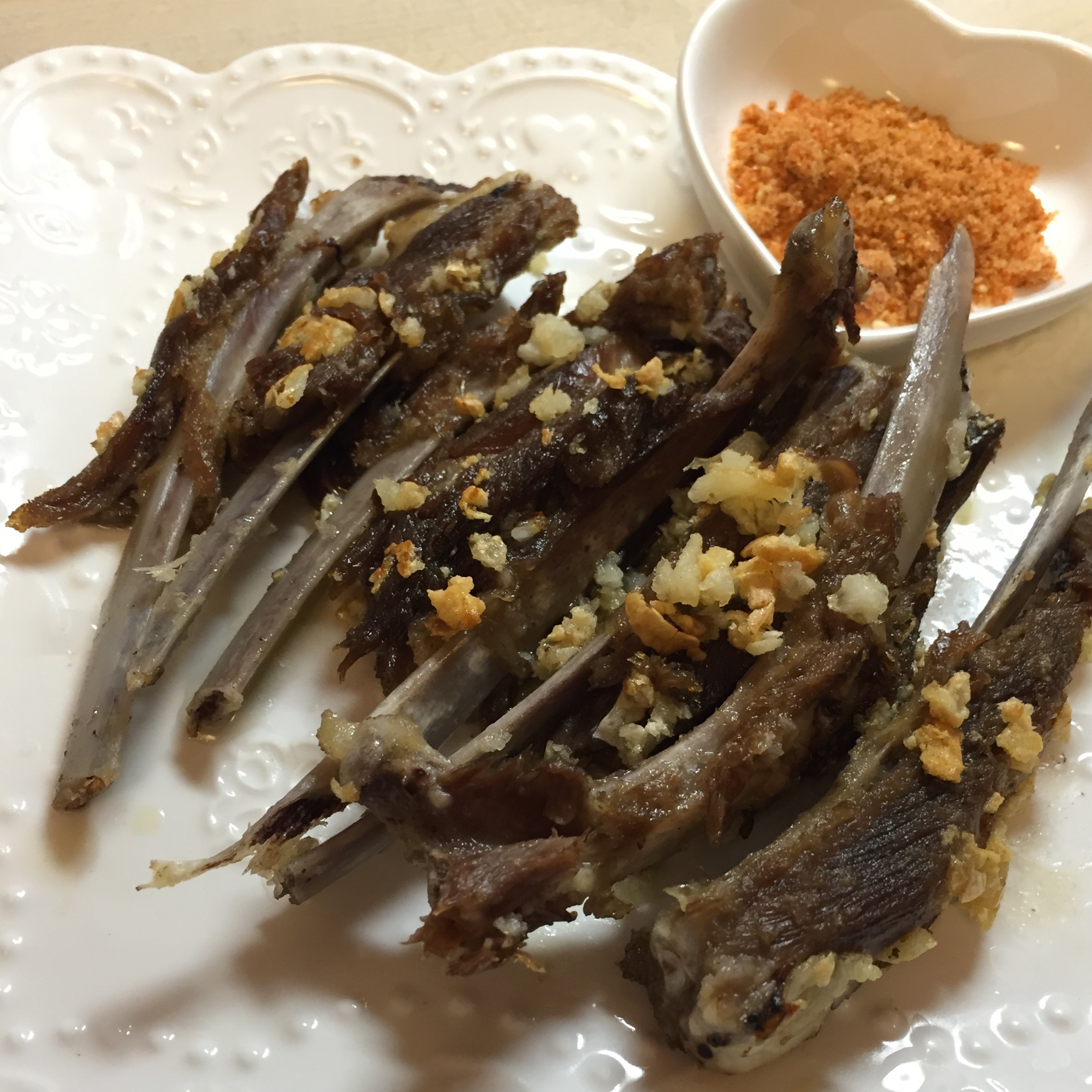 蒜香煎羊排