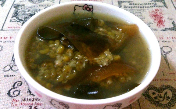 海带绿豆糖水