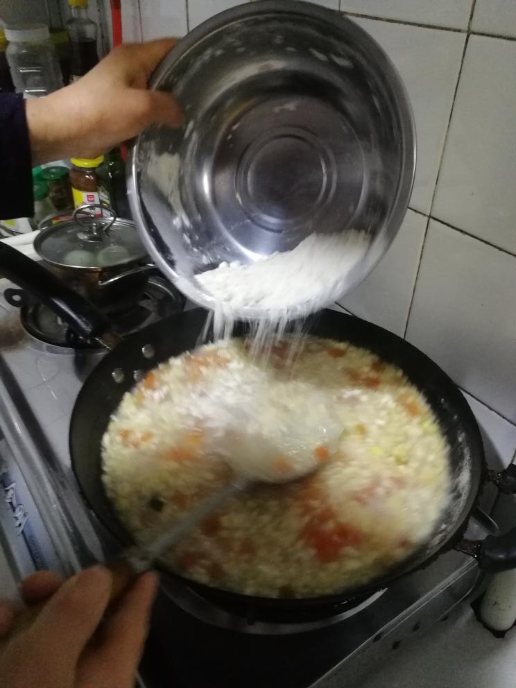 海鲜疙瘩汤