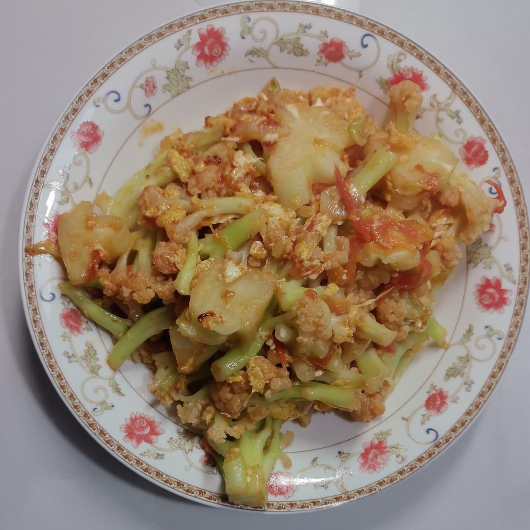 西红柿鸡蛋菜花