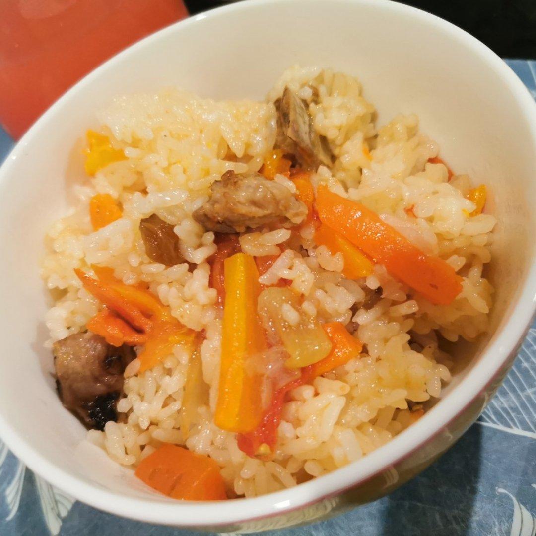 luyin89做的正宗新疆手抓饭(电饭锅版)