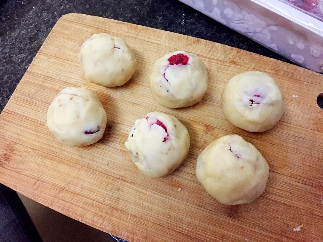 vegan爆浆莓果柠檬大cookie