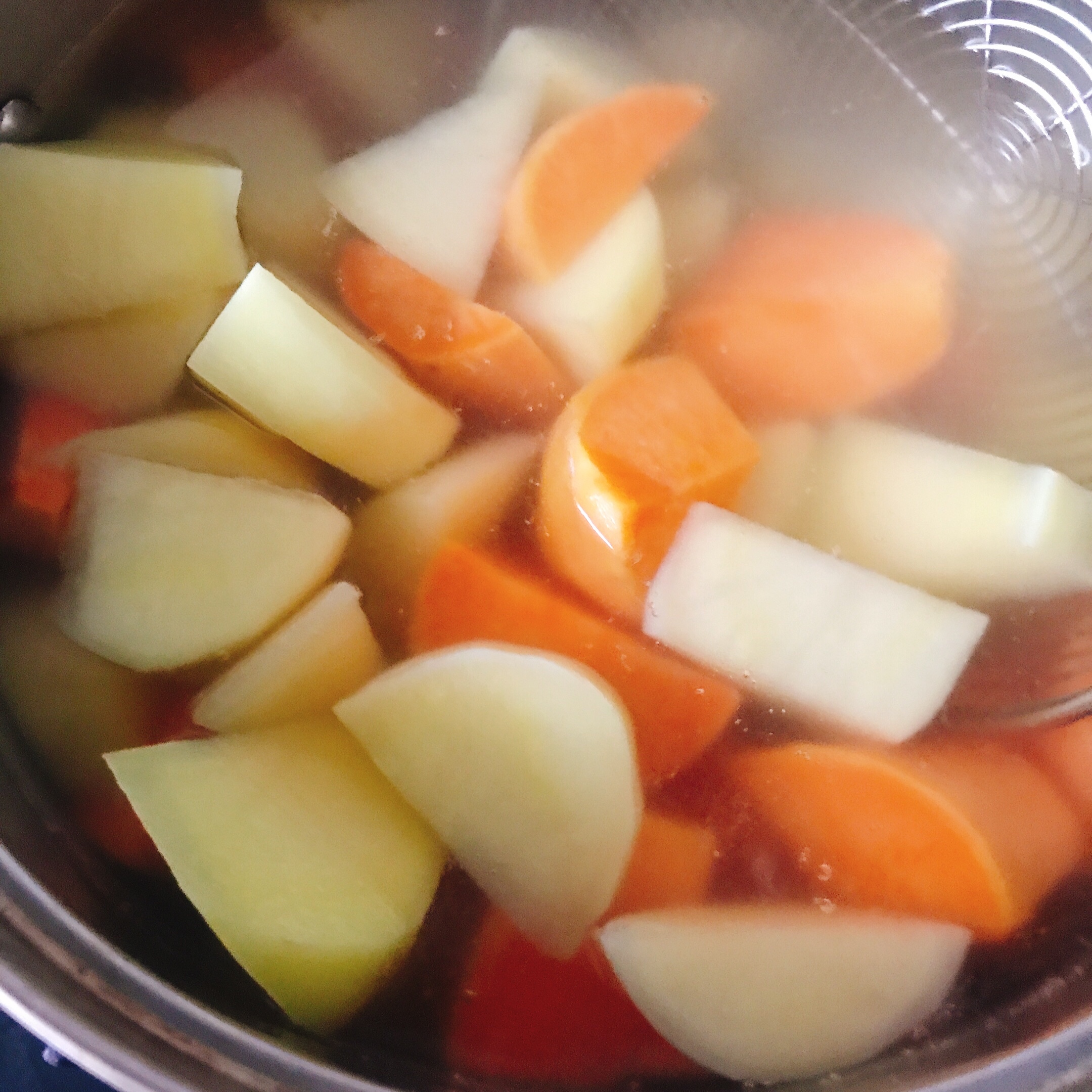 薯片芝士土豆地瓜丸子的做法 步骤2