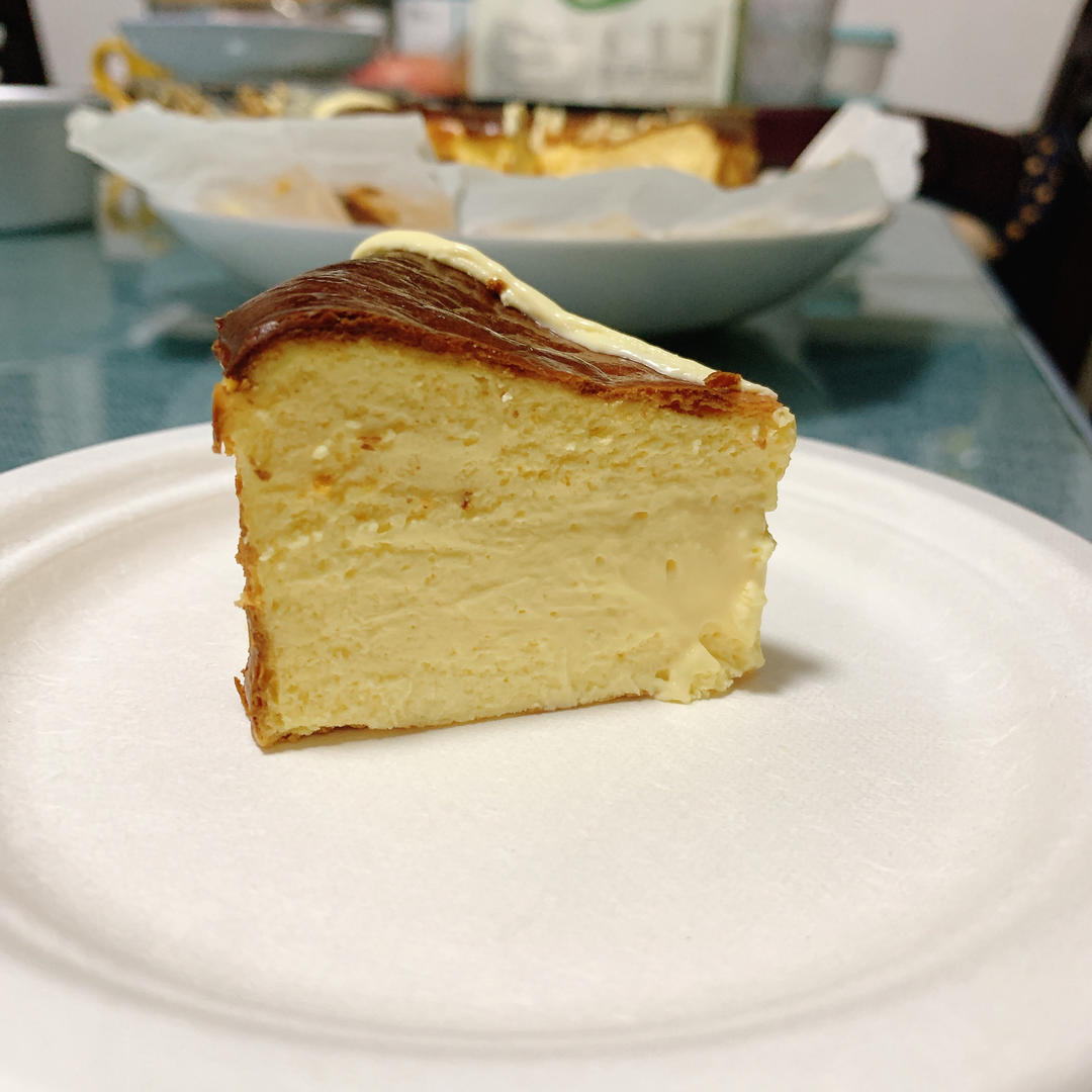 巴斯克芝士蛋糕-傻瓜操作【空气炸锅巴斯克】