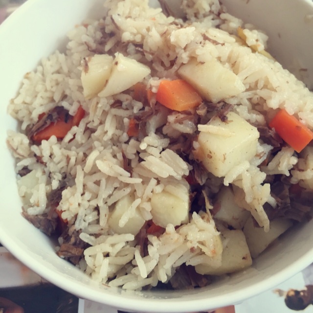 土豆牛肉焖饭