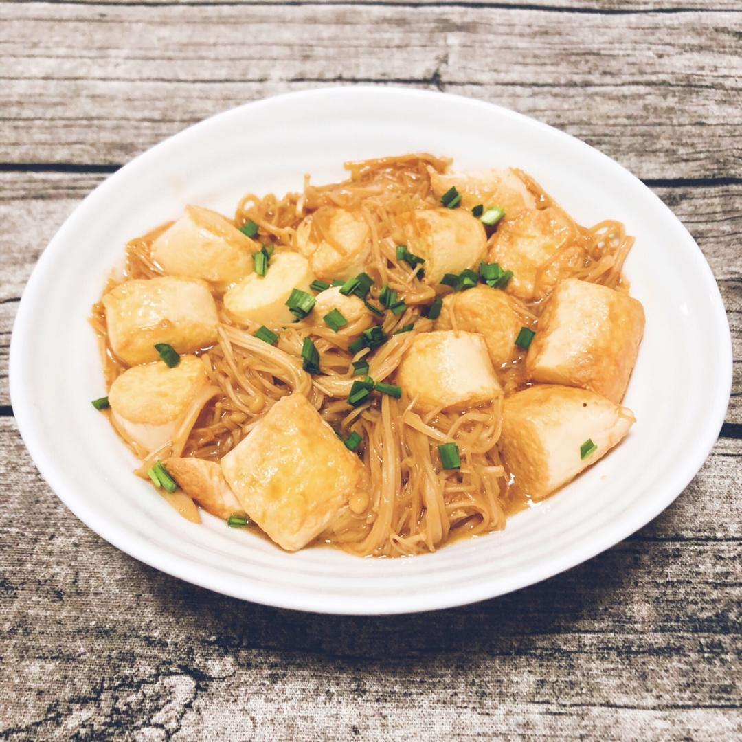 超级下饭菜--金针菇日本豆腐