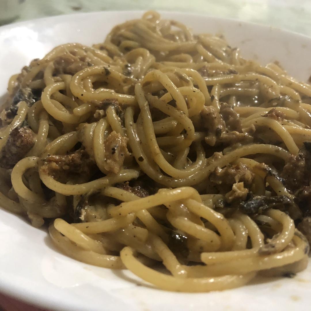 快手减脂餐 白酱意大利面🍝