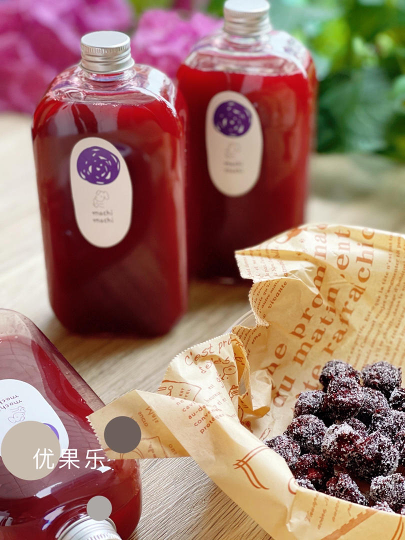 冰糖杨梅汁+杨梅干