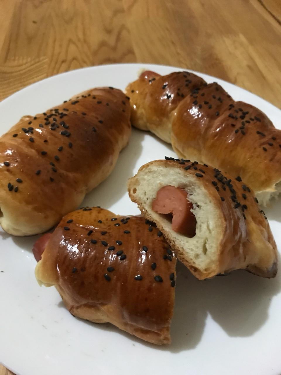 热狗面包卷