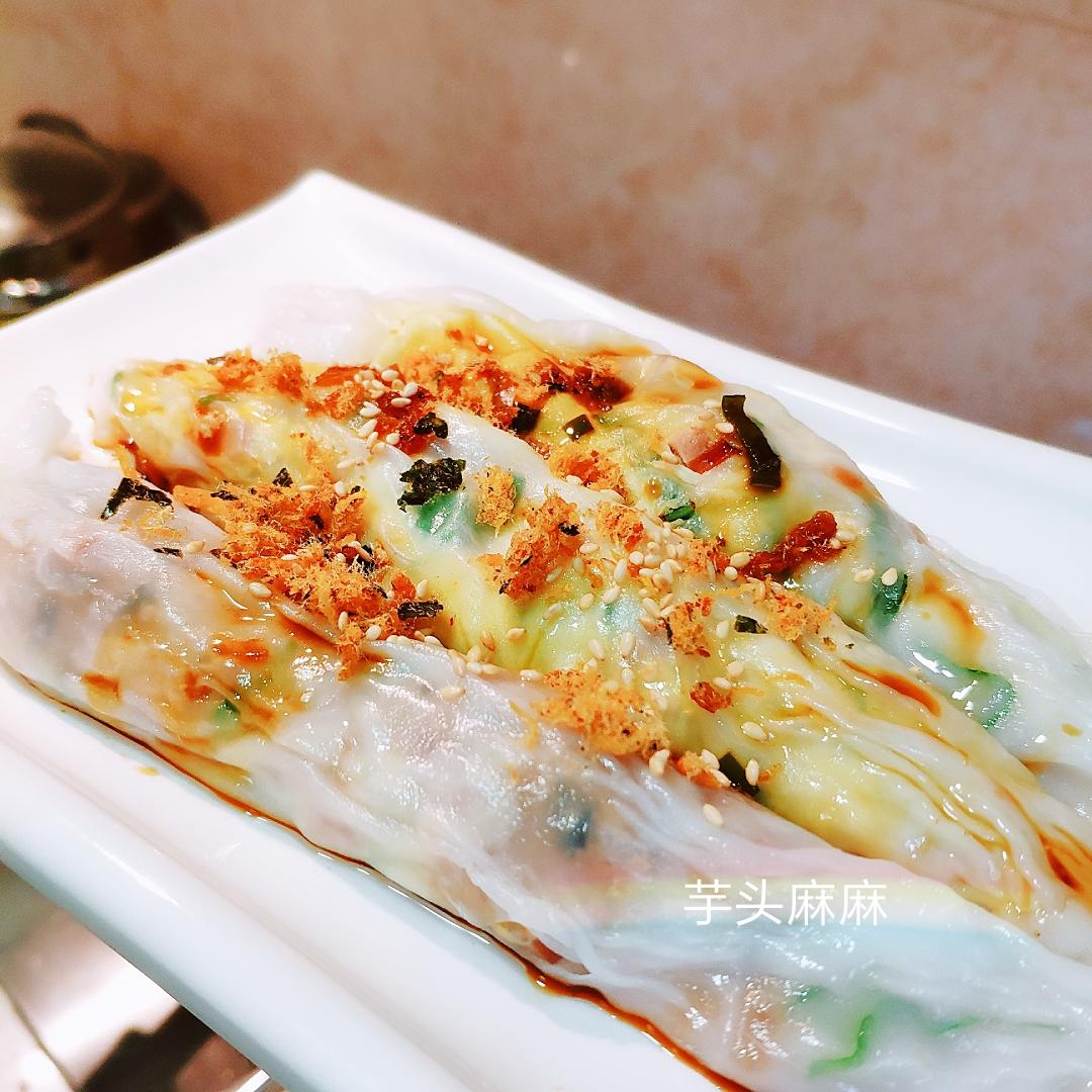 地道广东肠粉～一家人都爱的快手醒神早餐的做法