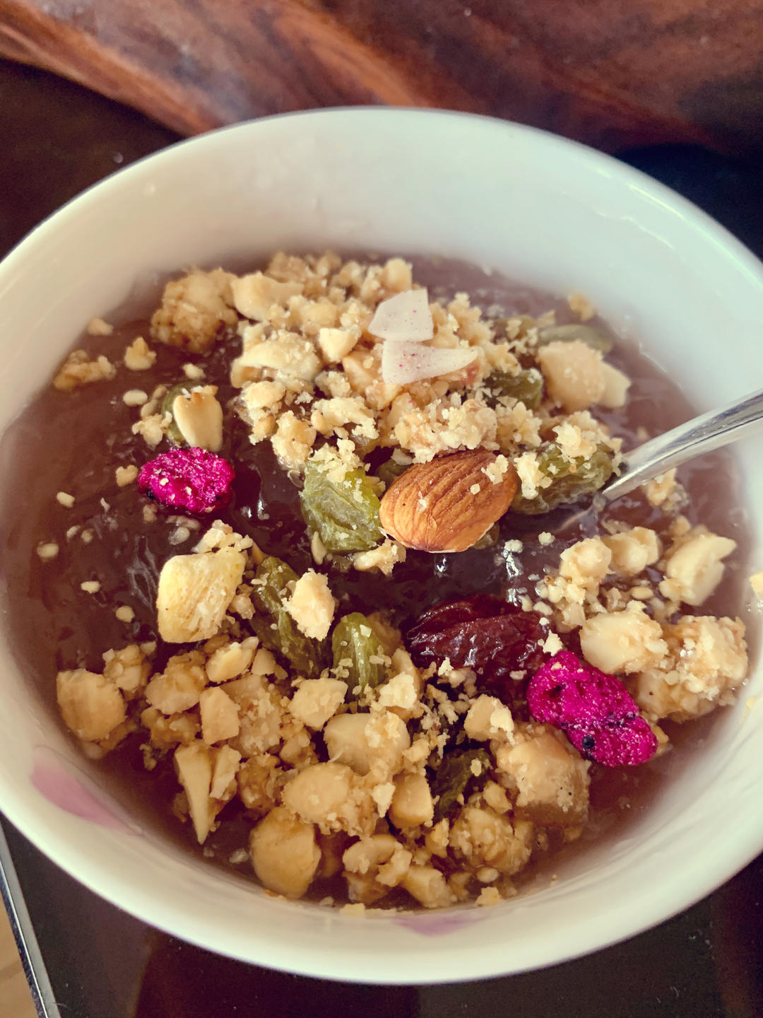 自制坚果藕粉羹（懒人营养早餐）