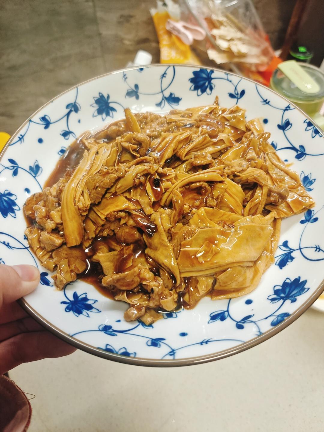 超下饭的腐竹炒肉