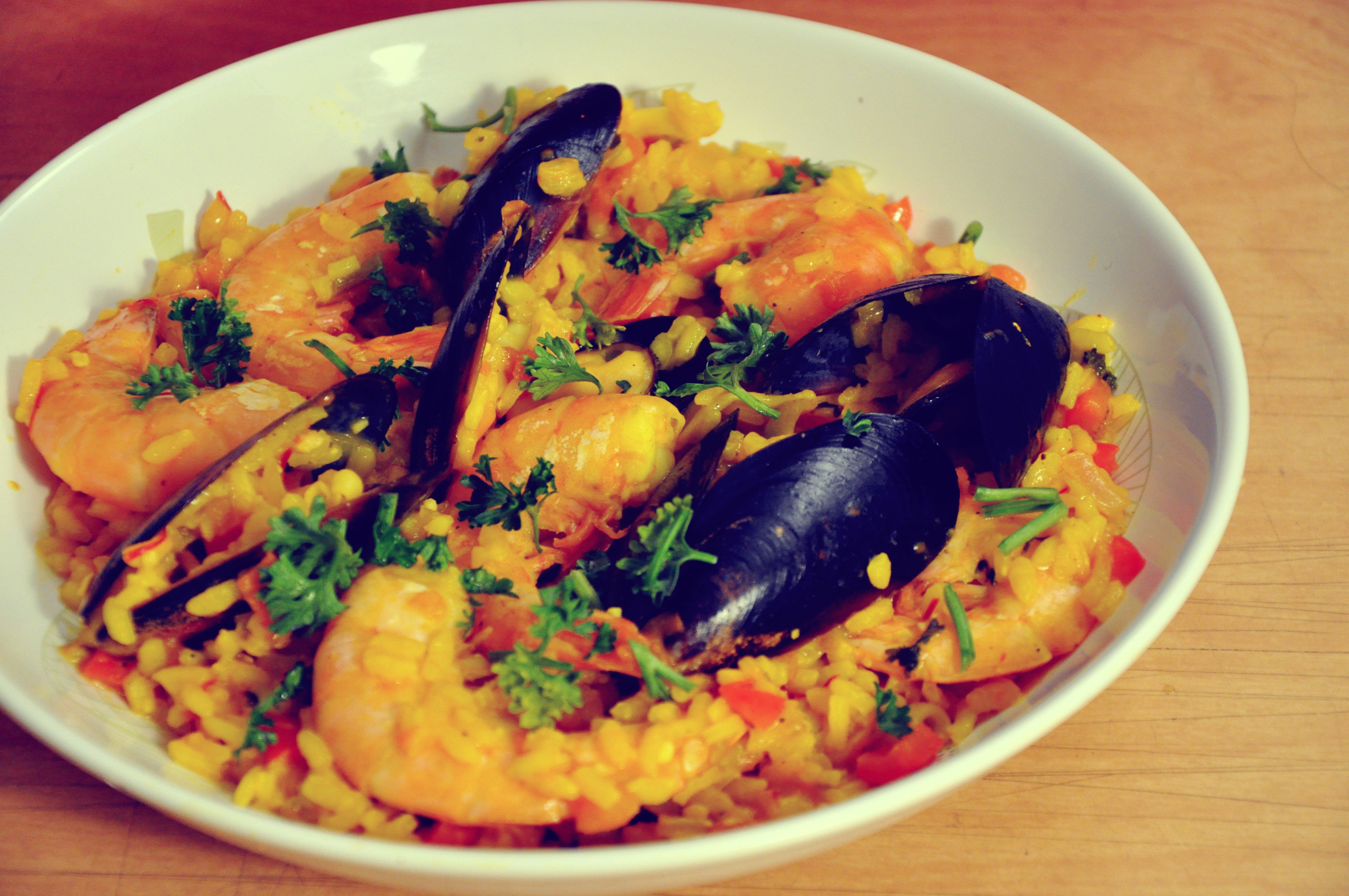 【曼食慢语】Seafood Paella 西班牙海鲜饭