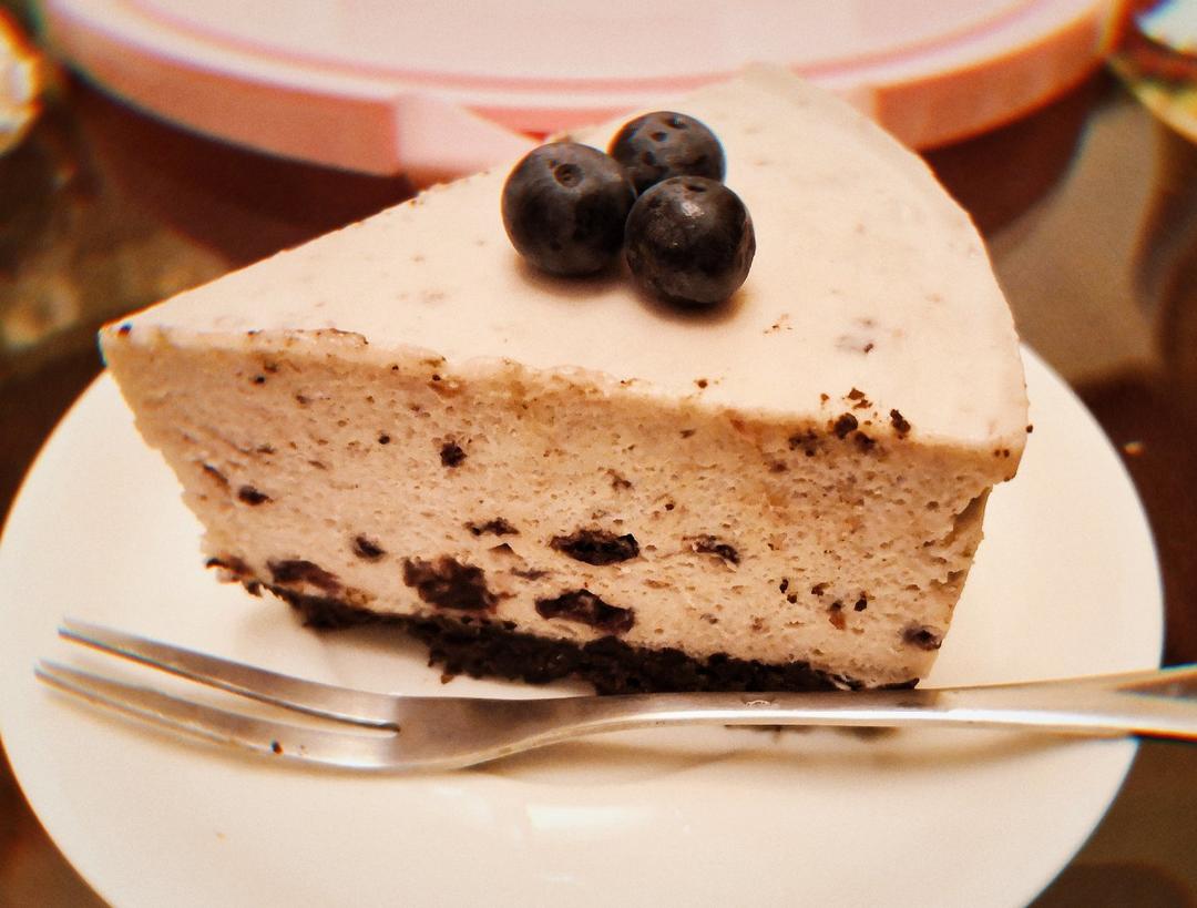 蓝莓慕斯蛋糕