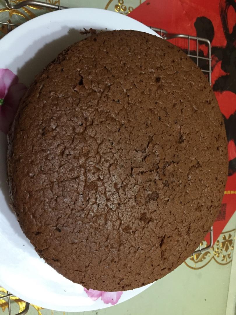 双倍浓郁不消泡巧克力戚风