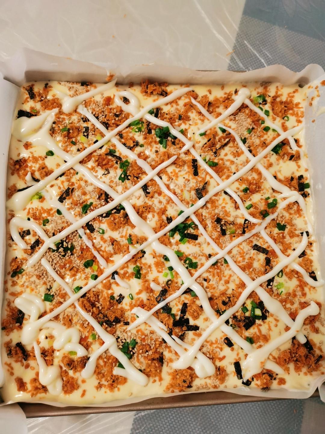 香葱肉松蛋糕