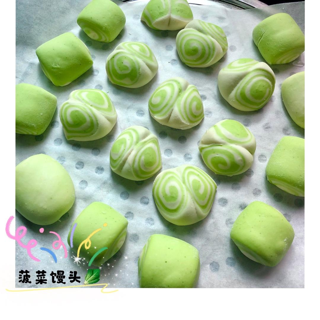 黑米双色馒头花卷（一次发酵）