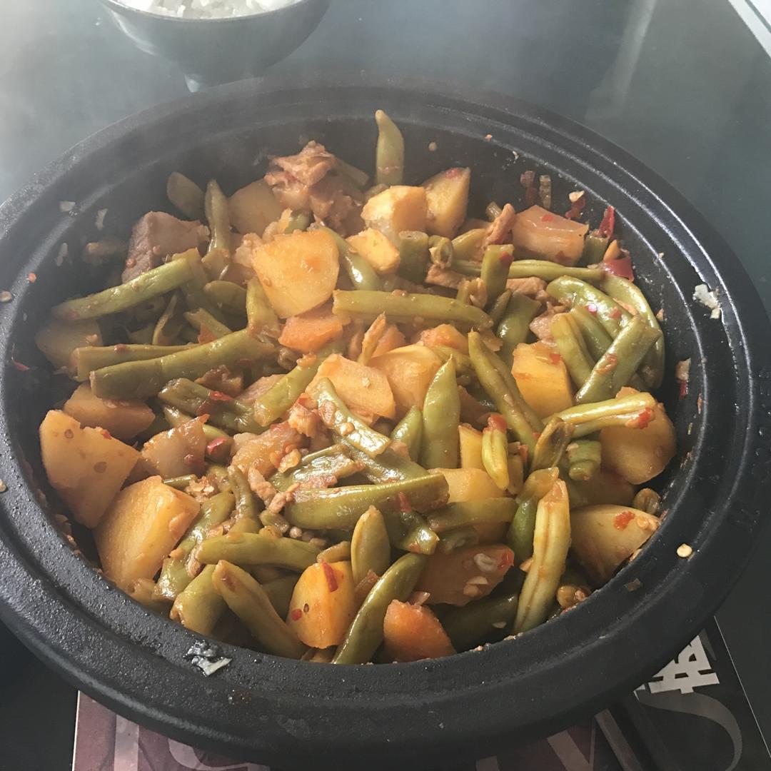 土豆焖芸豆
