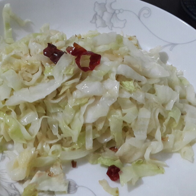 酸辣包菜丝