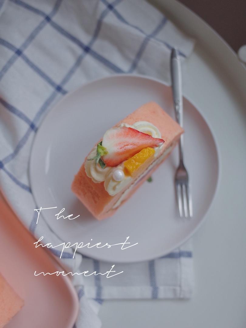 【蜜桃蛋糕卷×雪崩蛋糕】