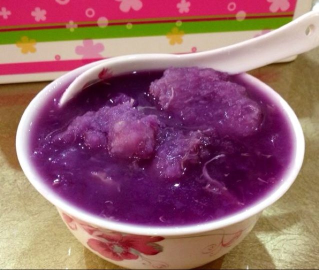 梁爽tt做的紫薯糖水