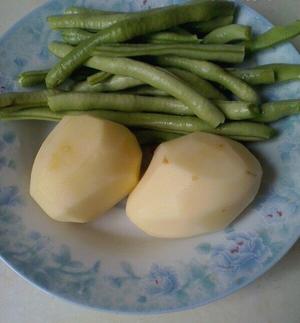 秘制芸豆炖土豆的做法 步骤1