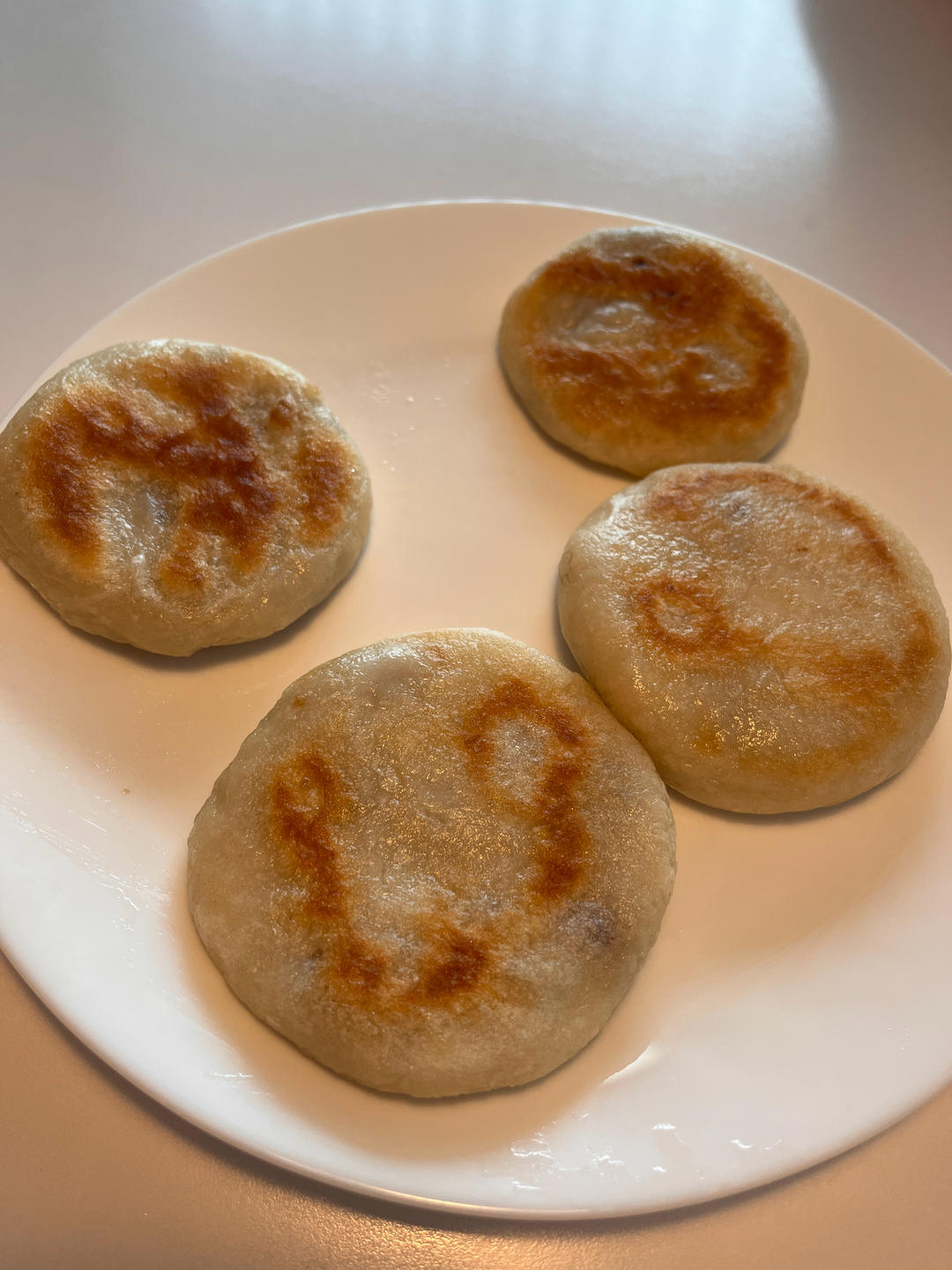 ㊙️东北糯米豆沙粘火勺 烫面法饼超级软 附虎口收拢法整形视频