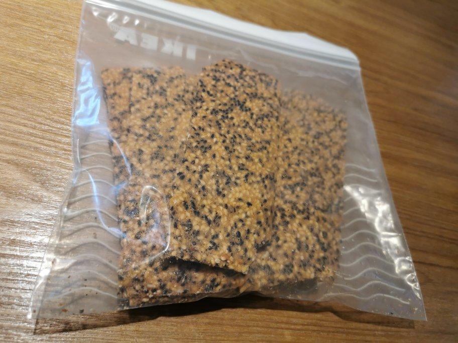 芝麻薄脆饼干，一步操作，超级简单