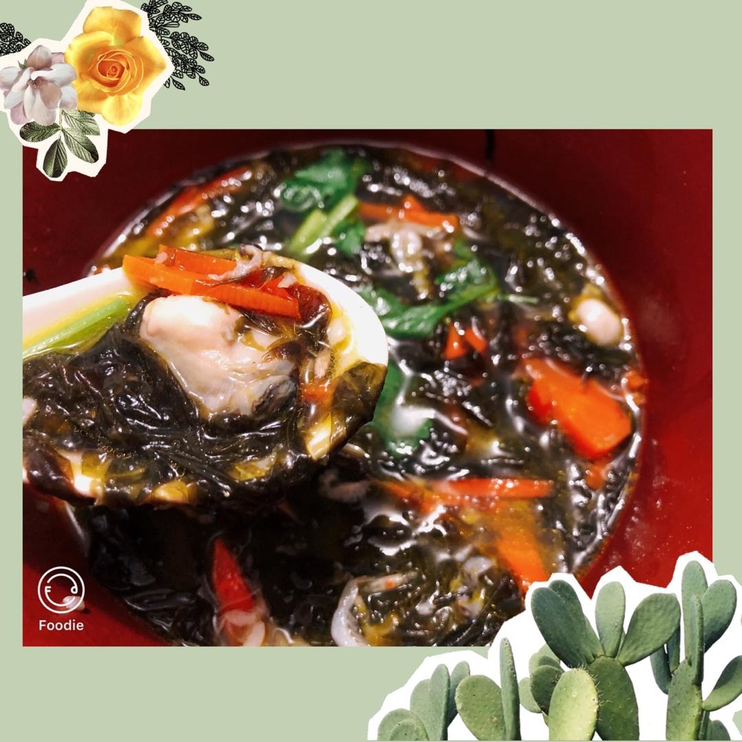海蛎紫菜煲