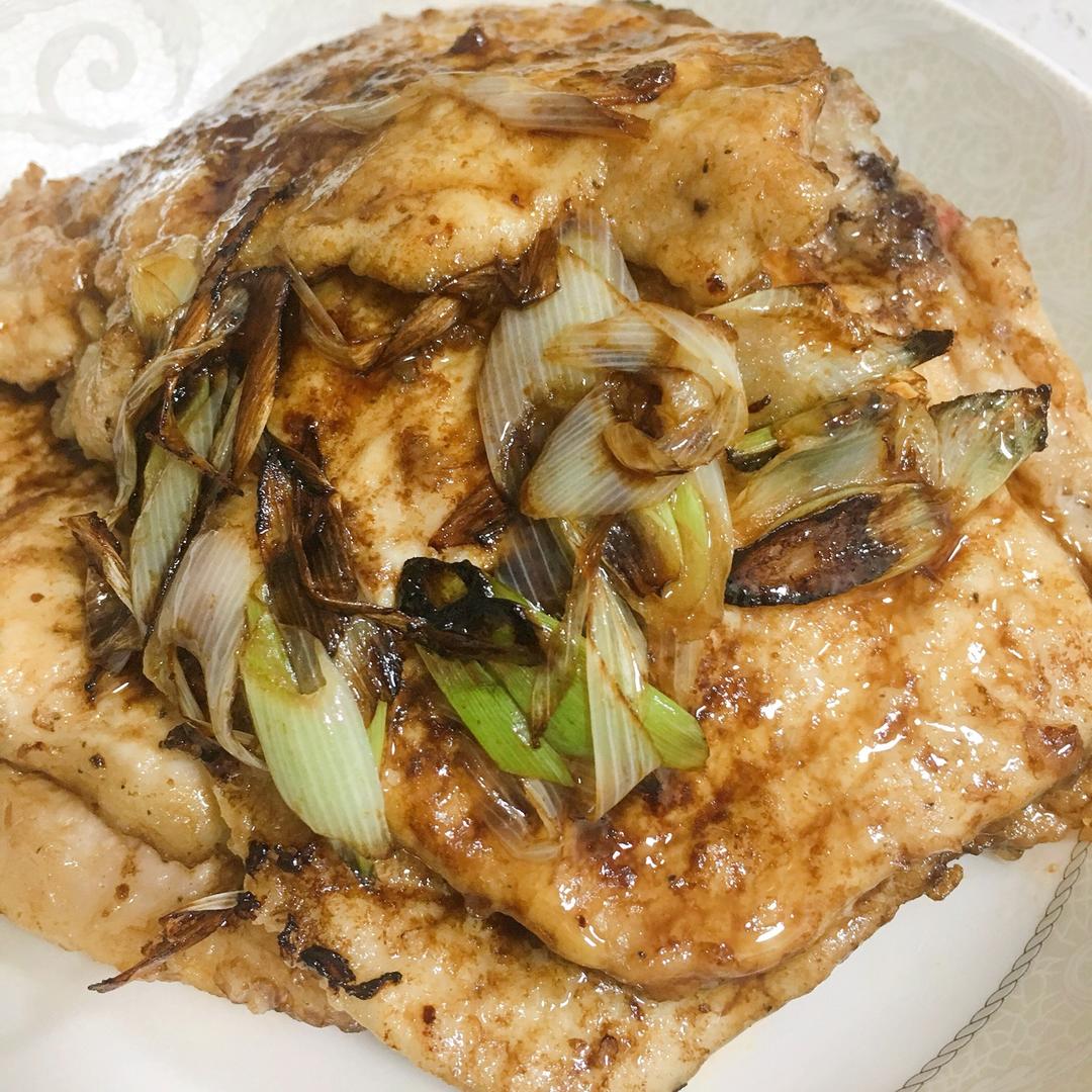 超嫩超香的葱烤大排