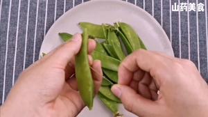 家常菜：山药木耳荷兰豆的做法 步骤2