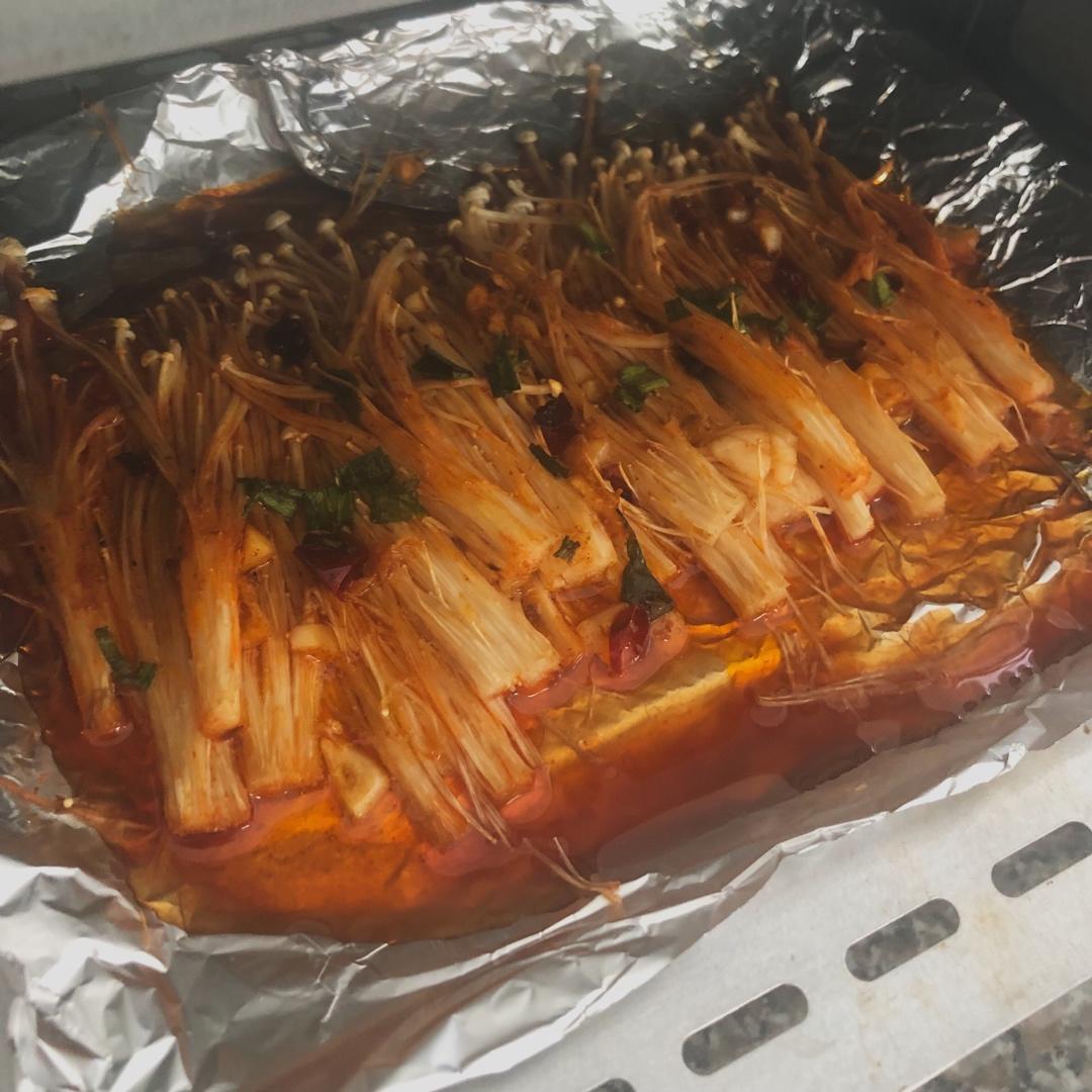 蒜蓉烤金针菇（烤箱版）