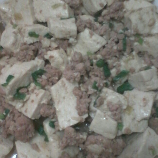 泡菜肉末豆腐
