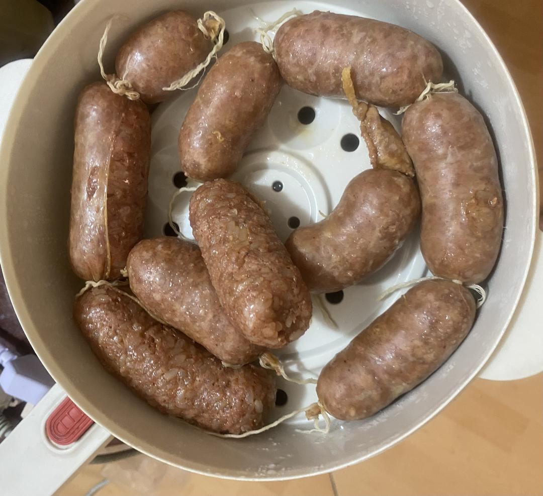 自制脆皮糯米肠