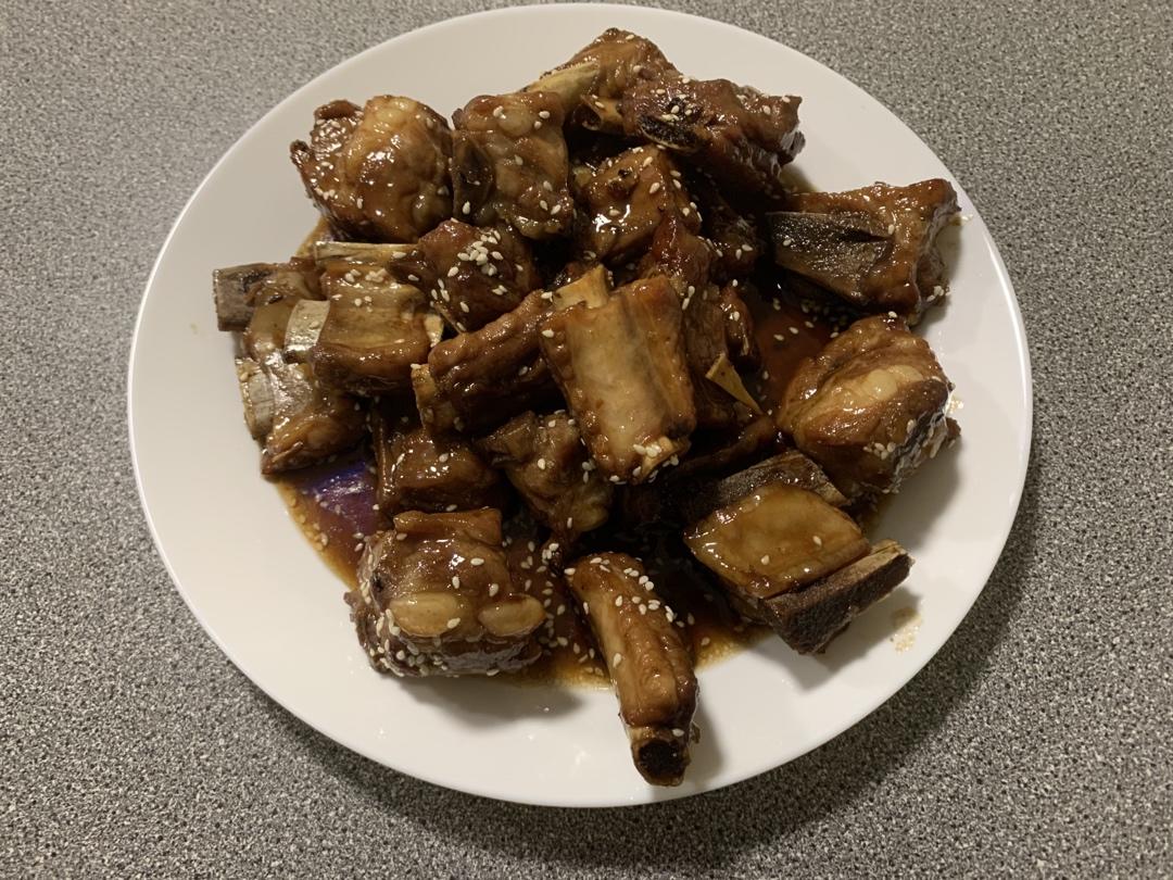 糖醋排骨/糖醋小排（不放油）（12345口诀做出正宗上海本帮）