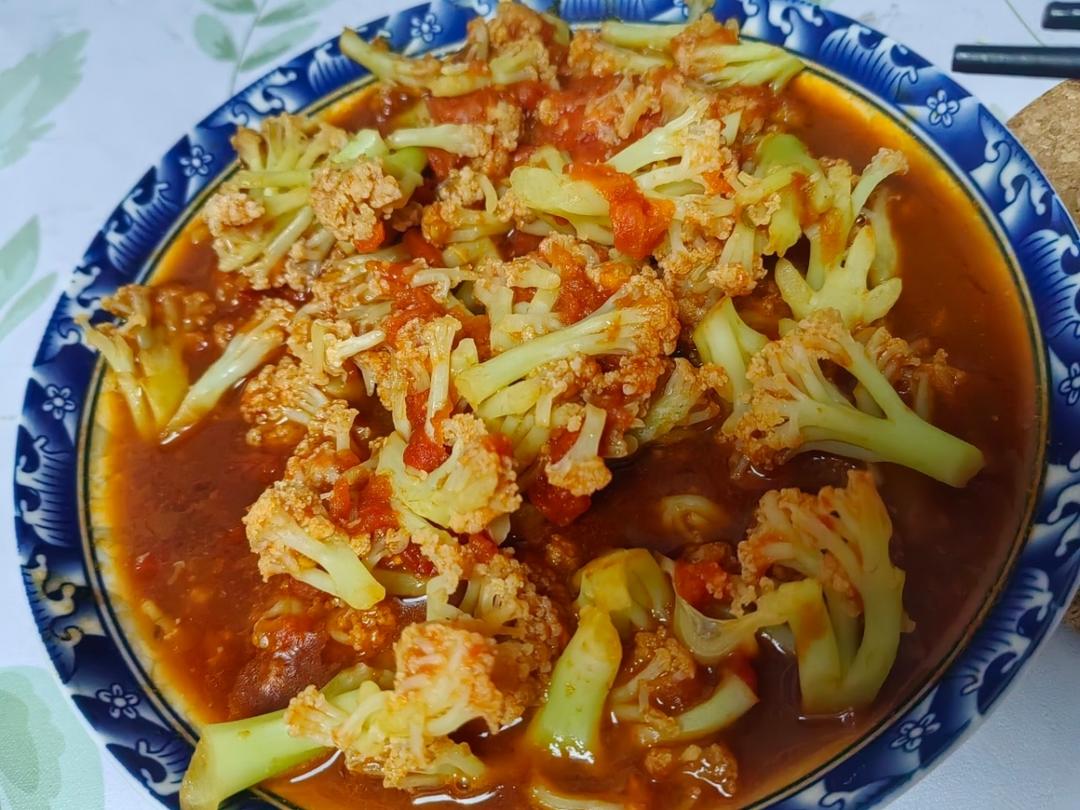 （祖传）番茄炒菜花😋