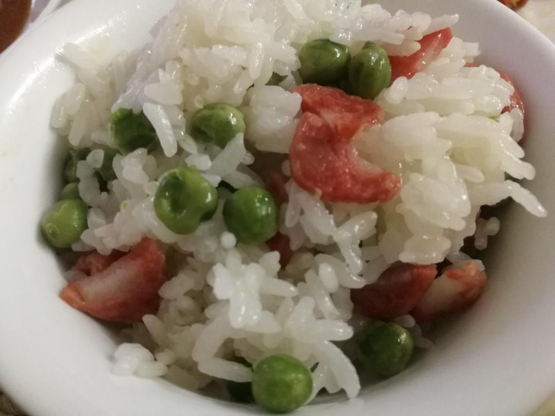 豌豆咸肉糯米饭
