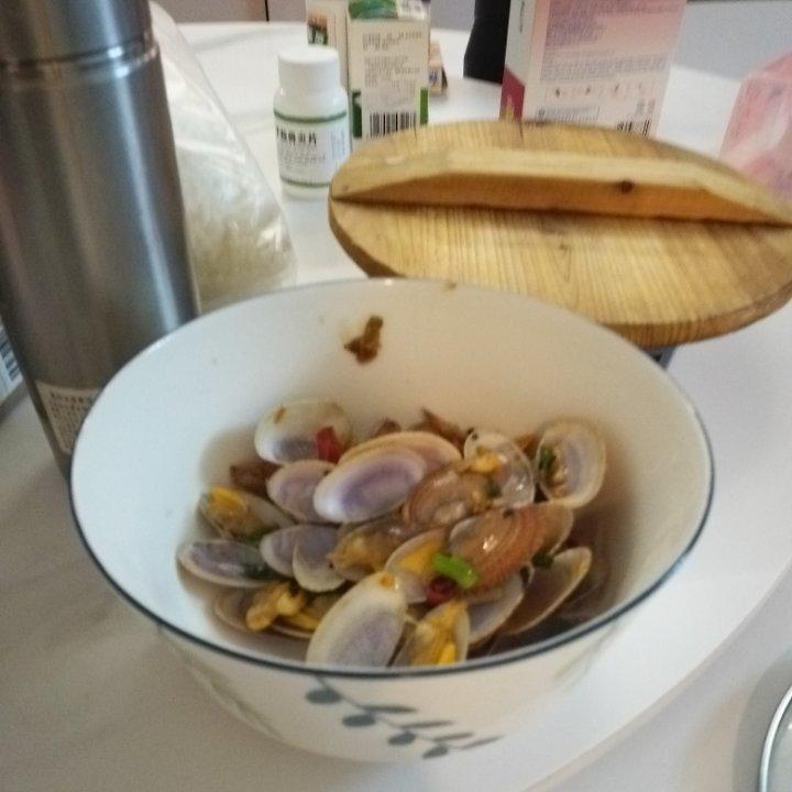 青红椒炒花甲