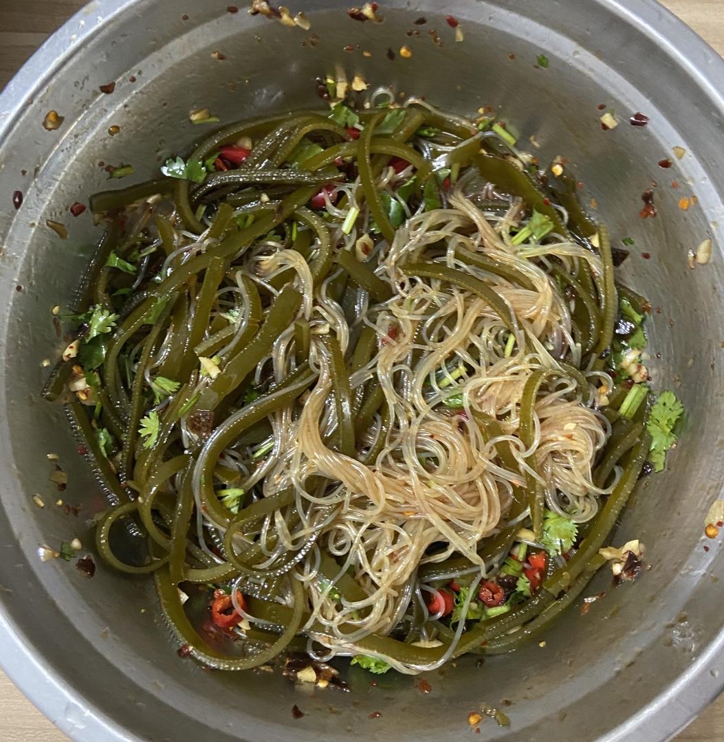 凉拌酸辣海带丝
