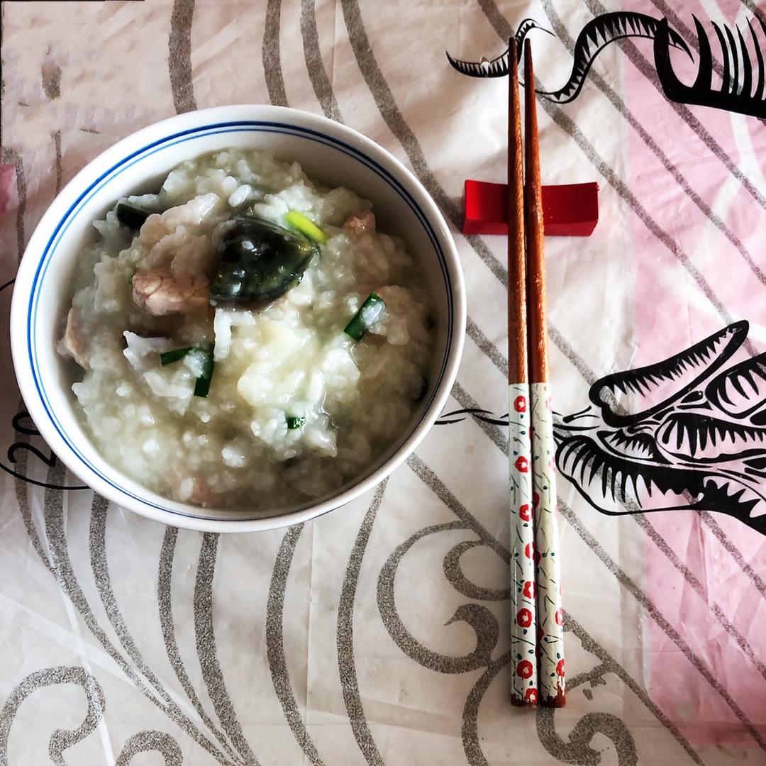 皮蛋瘦肉粥 Pidan & Pork Rice Soup
