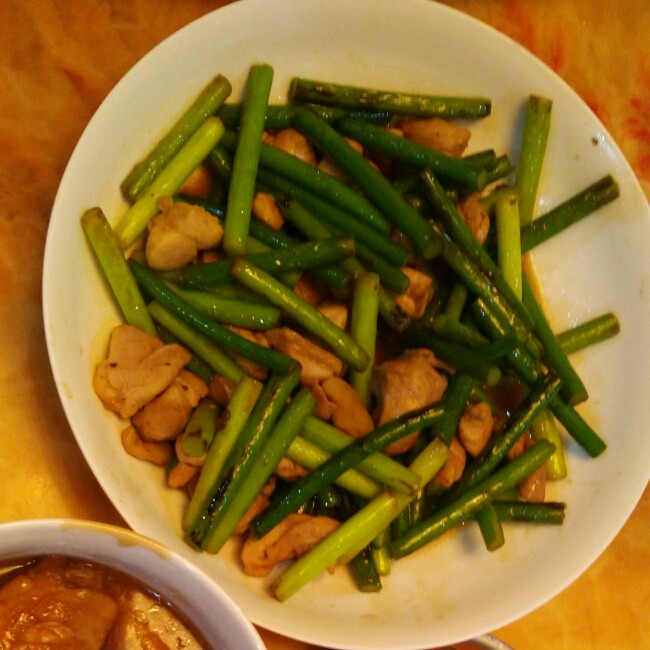 蒜薹炒肉