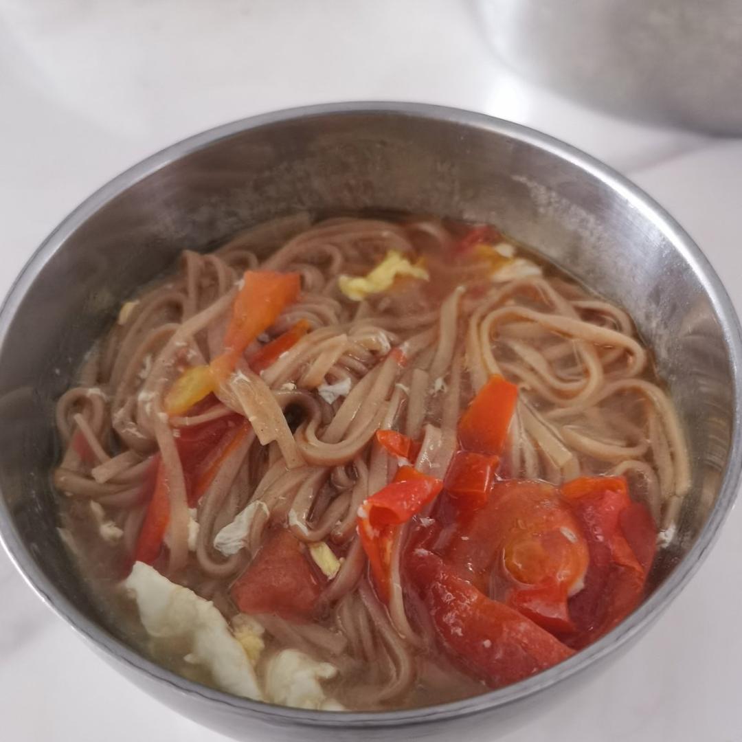 简单早饭西红柿鸡蛋挂面