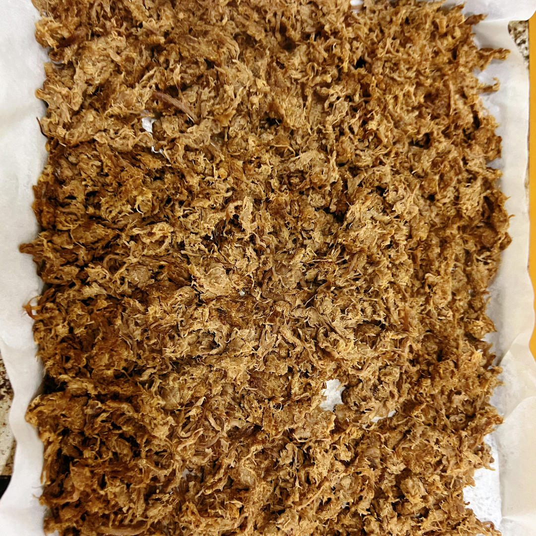 自制肉松，烤箱、厨师机版