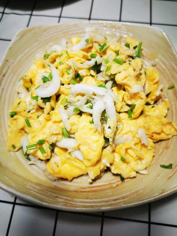 极简极味美之银鱼炒蛋