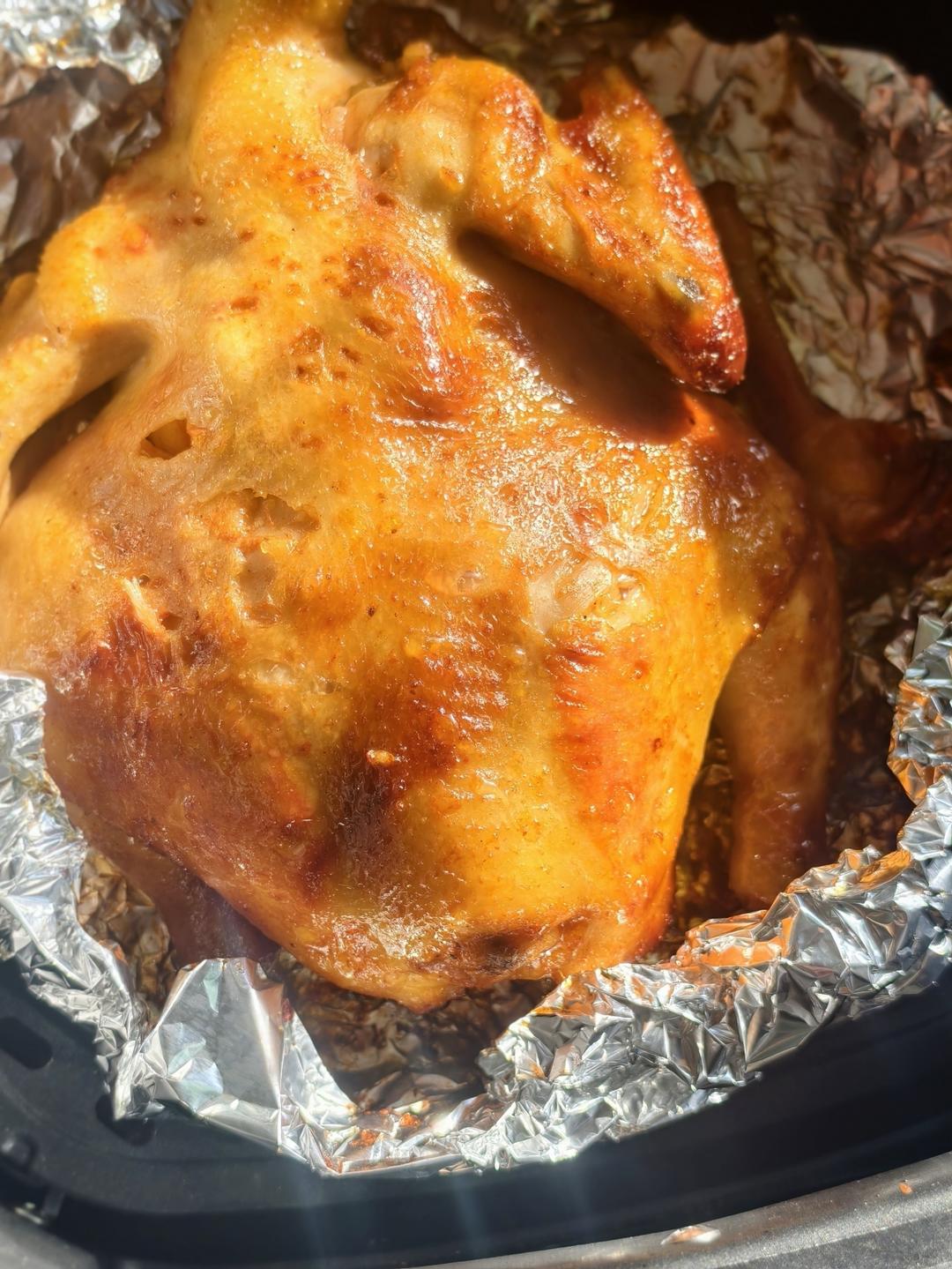 烤鸡「空气炸锅」