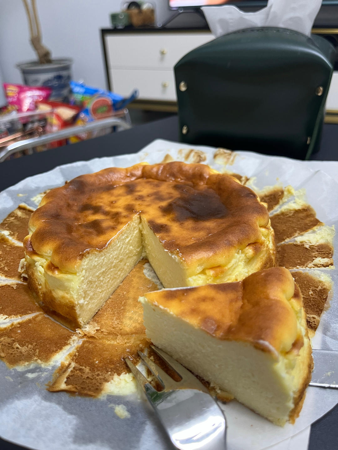 巴斯克芝士蛋糕『最简单的蛋糕』零失败🔥芝士控