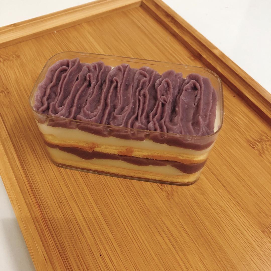 麻薯芋泥盒子蛋糕