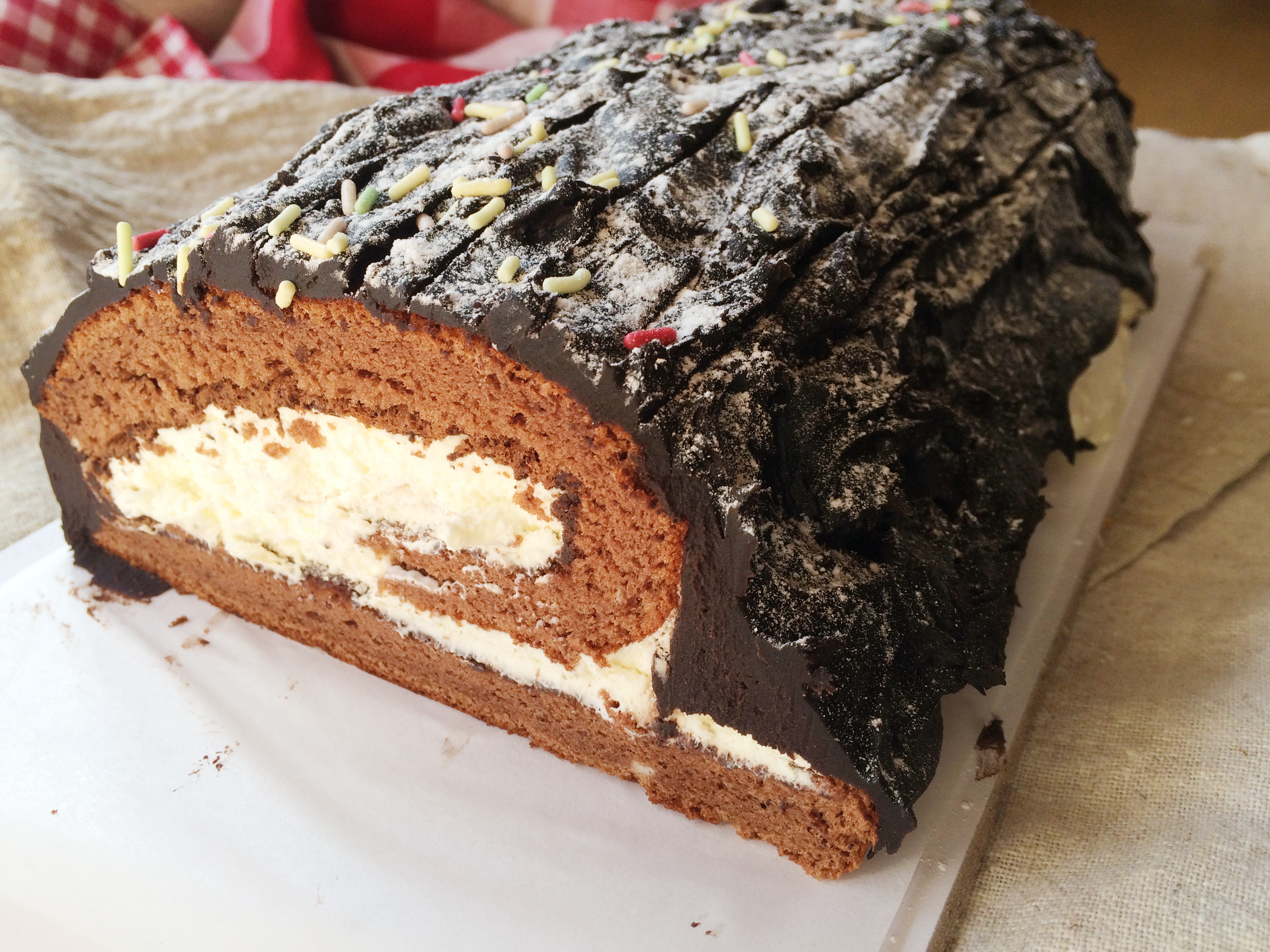 圣诞树干蛋糕（Christmas Log）