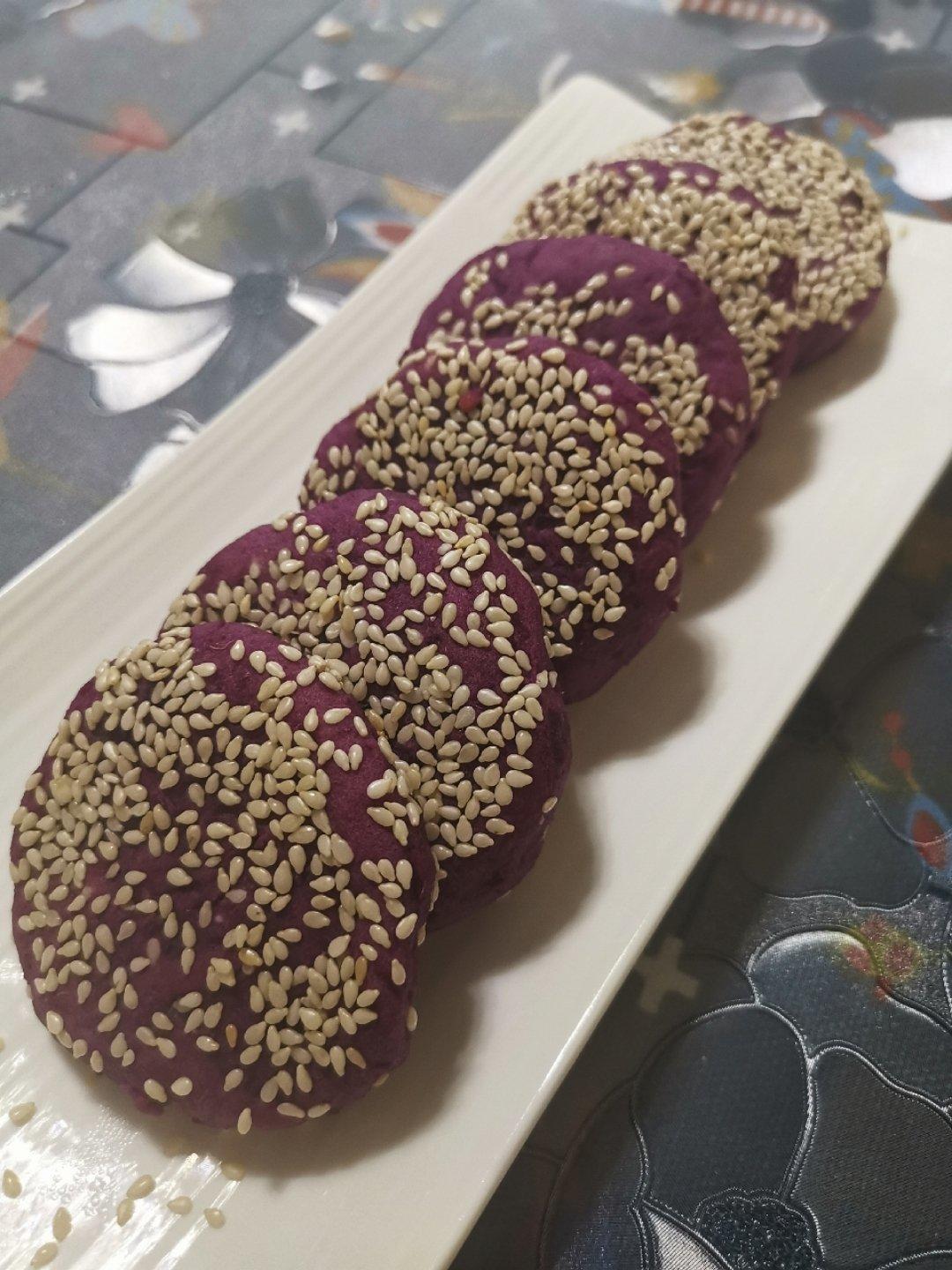 减肥必备紫薯饼