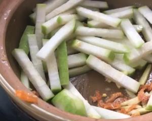 🌸砂锅一锅熟🌸宝宝快手菜🌟海米蛋香节瓜煲🌟的做法 步骤5